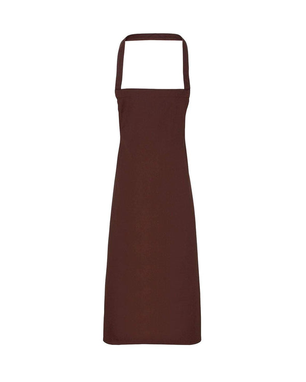 Cotton Bib Apron Workwear from Premier branded with your logo or Design by York Workwear promoting you and your business