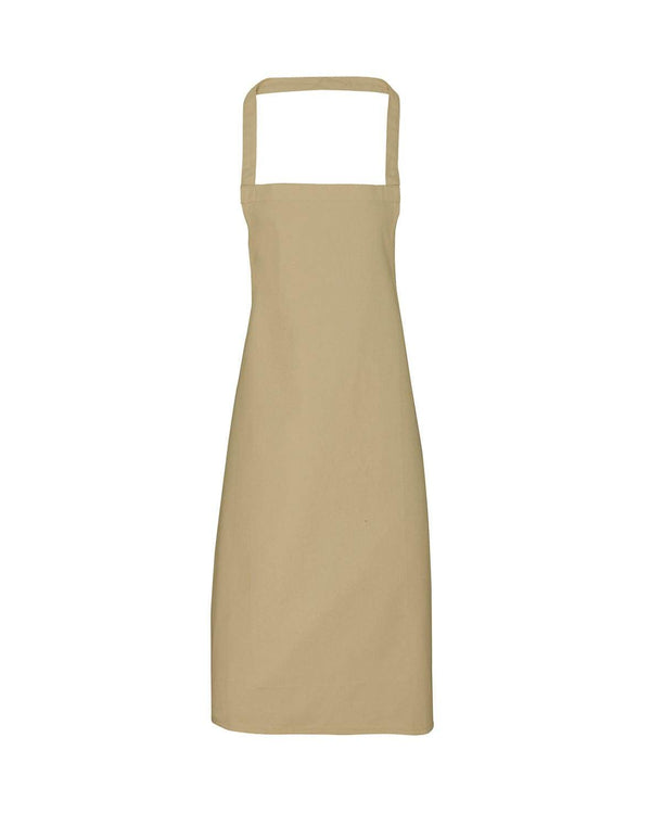 Cotton Bib Apron Workwear from Premier branded with your logo or Design by York Workwear promoting you and your business