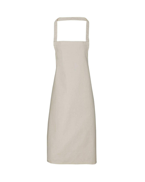 Cotton Bib Apron Workwear from Premier branded with your logo or Design by York Workwear promoting you and your business