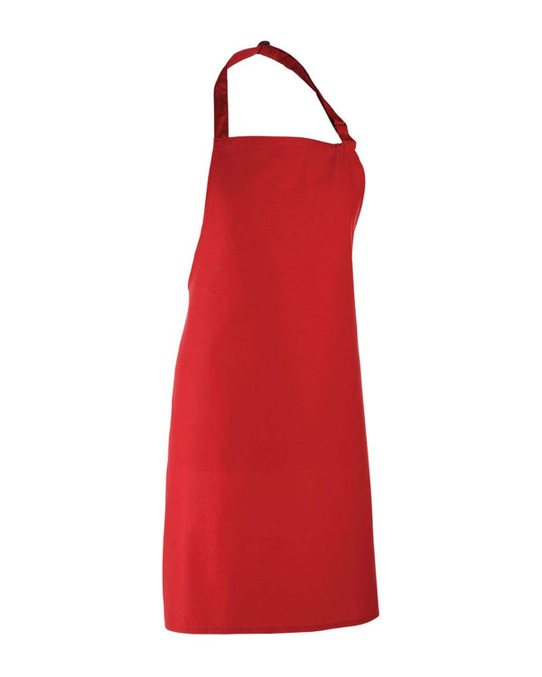 Colours Collection Bib Apron Workwear from Premier branded with your logo or Design by York Workwear promoting you and your business
