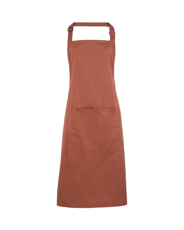 Colours Bib Apron With Pocket Workwear from Premier branded with your logo or Design by York Workwear promoting you and your business