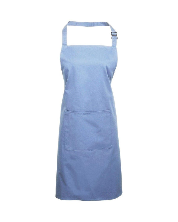 Colours Bib Apron With Pocket Workwear from Premier branded with your logo or Design by York Workwear promoting you and your business