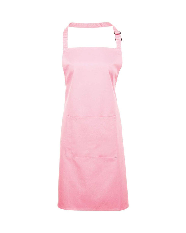 Colours Bib Apron With Pocket Workwear from Premier branded with your logo or Design by York Workwear promoting you and your business