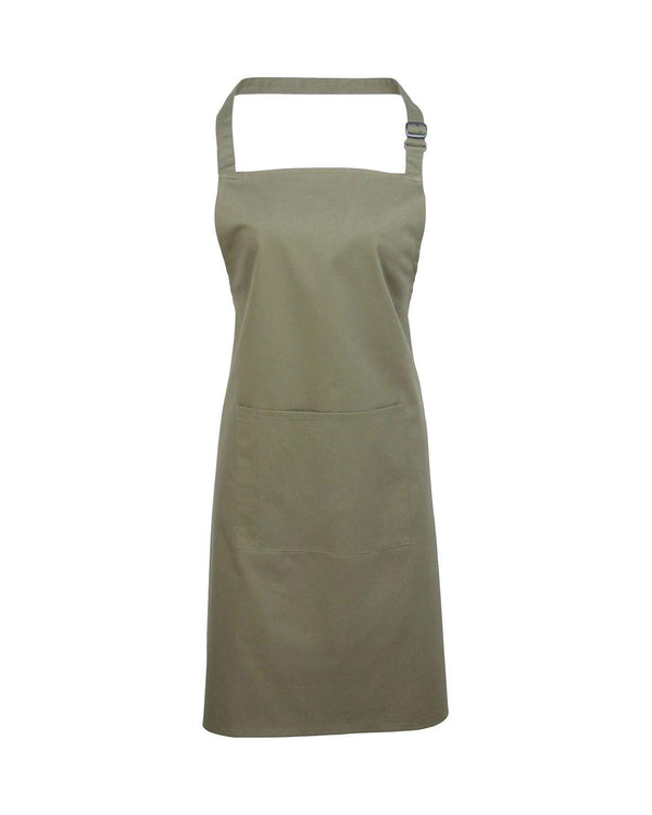 Colours Bib Apron With Pocket Workwear from Premier branded with your logo or Design by York Workwear promoting you and your business