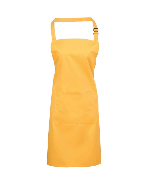 Colours Bib Apron With Pocket Workwear from Premier branded with your logo or Design by York Workwear promoting you and your business