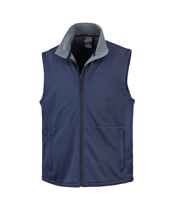 Core Softshell Bodywarmer Workwear from Result branded with your logo or Design by York Workwear promoting you and your business
