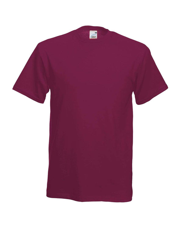 Original Round Neck T-Shirt Workwear from Fruit Of The Loom branded with your logo or Design by York Workwear promoting you and your business