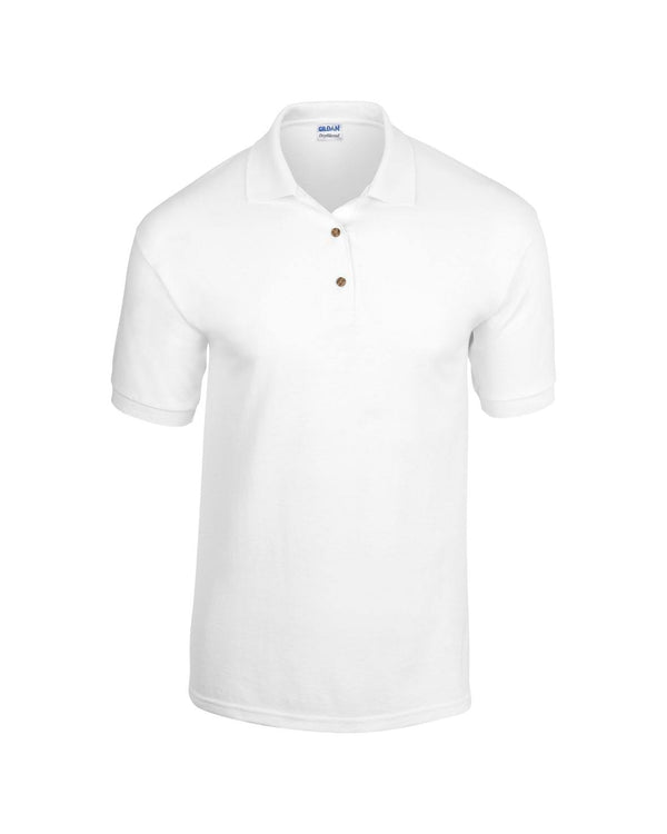 Dryblend Polo Shirt Workwear from Gildan branded with your logo or Design by York Workwear promoting you and your business