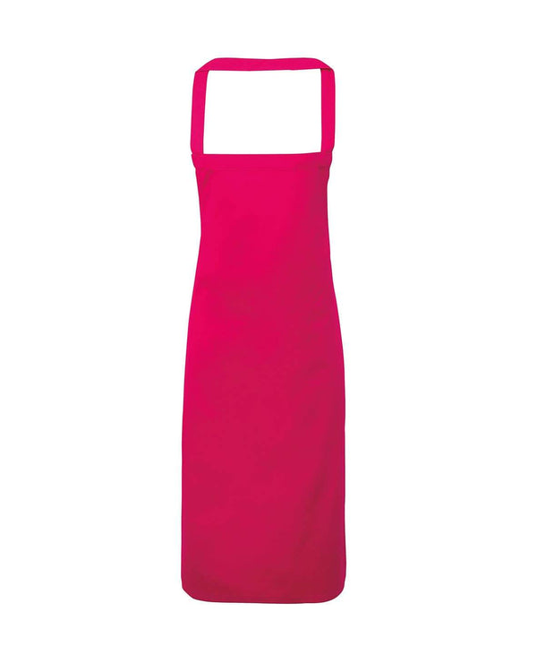 Cotton Bib Apron Workwear from Premier branded with your logo or Design by York Workwear promoting you and your business