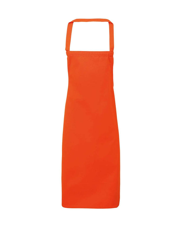 Cotton Bib Apron Workwear from Premier branded with your logo or Design by York Workwear promoting you and your business