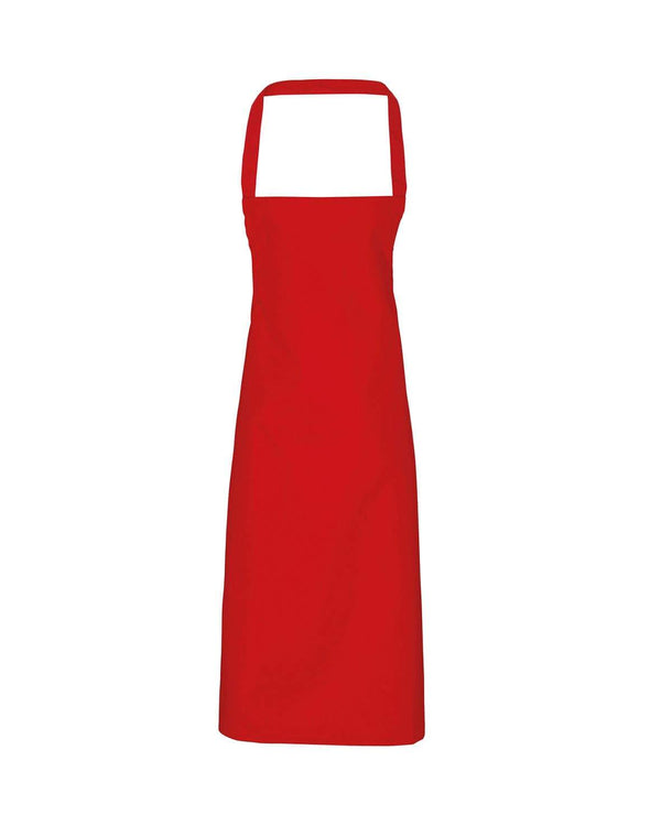 Cotton Bib Apron Workwear from Premier branded with your logo or Design by York Workwear promoting you and your business
