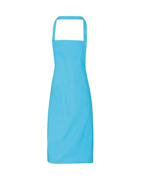 Cotton Bib Apron Workwear from Premier branded with your logo or Design by York Workwear promoting you and your business