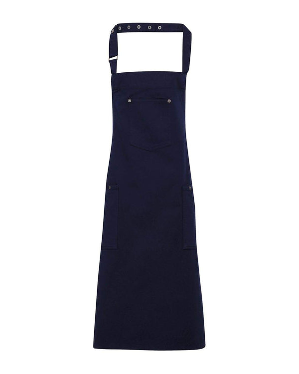 Cotton Chino Bib Apron Workwear from Premier branded with your logo or Design by York Workwear promoting you and your business