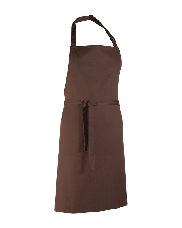 Colours Collection Bib Apron Workwear from Premier branded with your logo or Design by York Workwear promoting you and your business