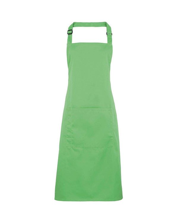 Colours Bib Apron With Pocket Workwear from Premier branded with your logo or Design by York Workwear promoting you and your business