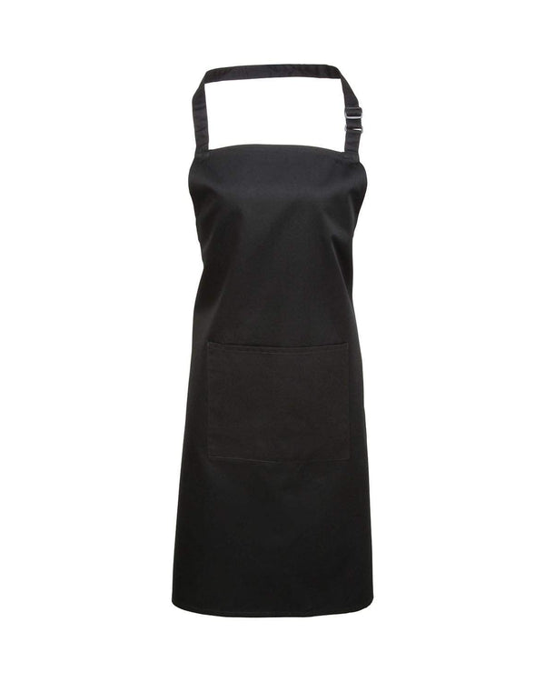 Colours Bib Apron With Pocket Workwear from Premier branded with your logo or Design by York Workwear promoting you and your business