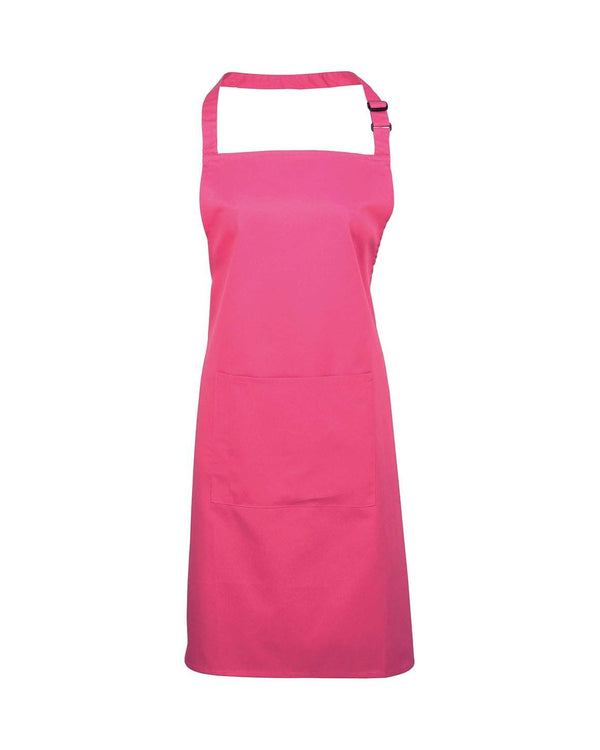 Colours Bib Apron With Pocket Workwear from Premier branded with your logo or Design by York Workwear promoting you and your business