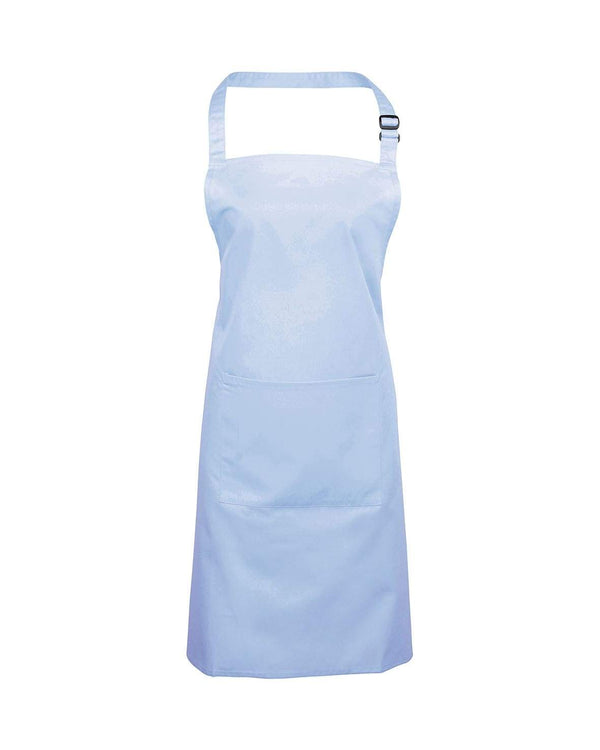 Colours Bib Apron With Pocket Workwear from Premier branded with your logo or Design by York Workwear promoting you and your business