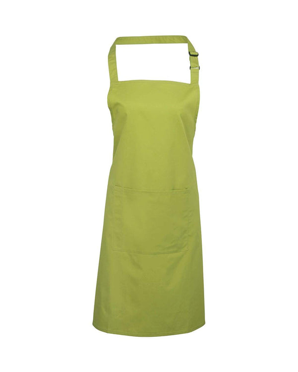 Colours Bib Apron With Pocket Workwear from Premier branded with your logo or Design by York Workwear promoting you and your business