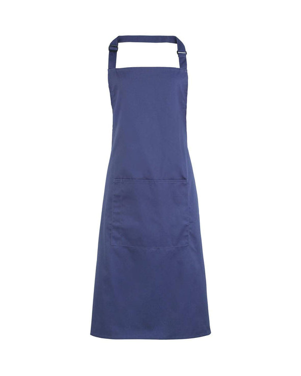 Colours Bib Apron With Pocket Workwear from Premier branded with your logo or Design by York Workwear promoting you and your business