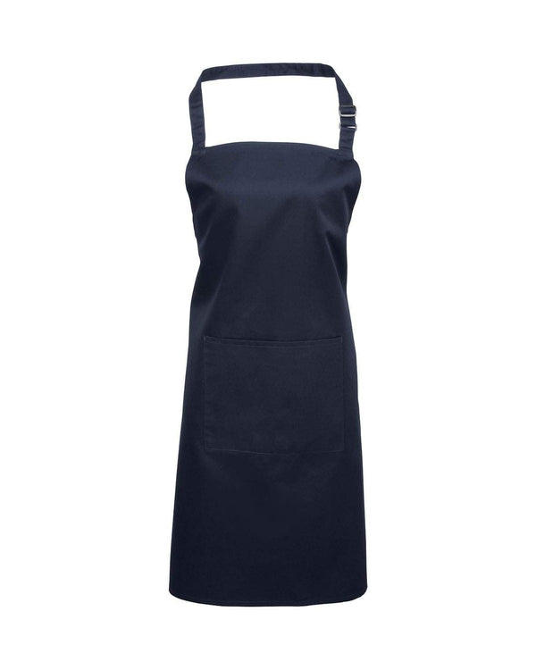 Colours Bib Apron With Pocket Workwear from Premier branded with your logo or Design by York Workwear promoting you and your business