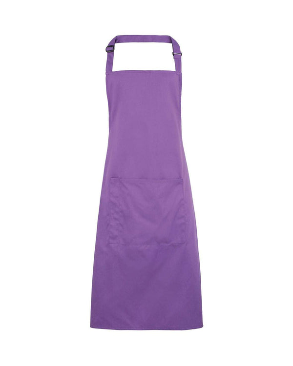 Colours Bib Apron With Pocket Workwear from Premier branded with your logo or Design by York Workwear promoting you and your business