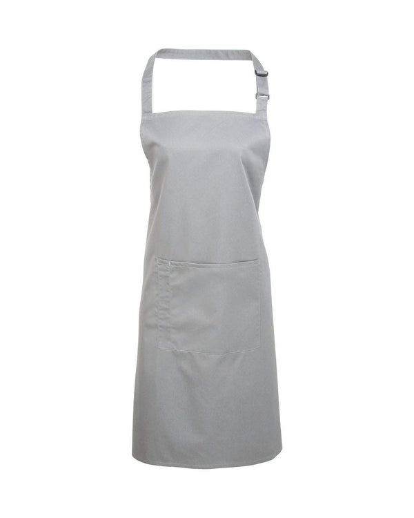 Colours Bib Apron With Pocket Workwear from Premier branded with your logo or Design by York Workwear promoting you and your business