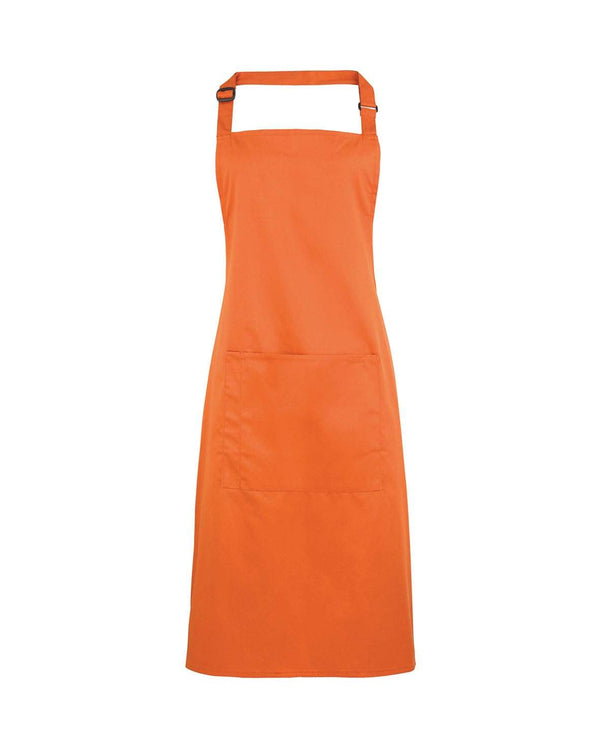Colours Bib Apron With Pocket Workwear from Premier branded with your logo or Design by York Workwear promoting you and your business