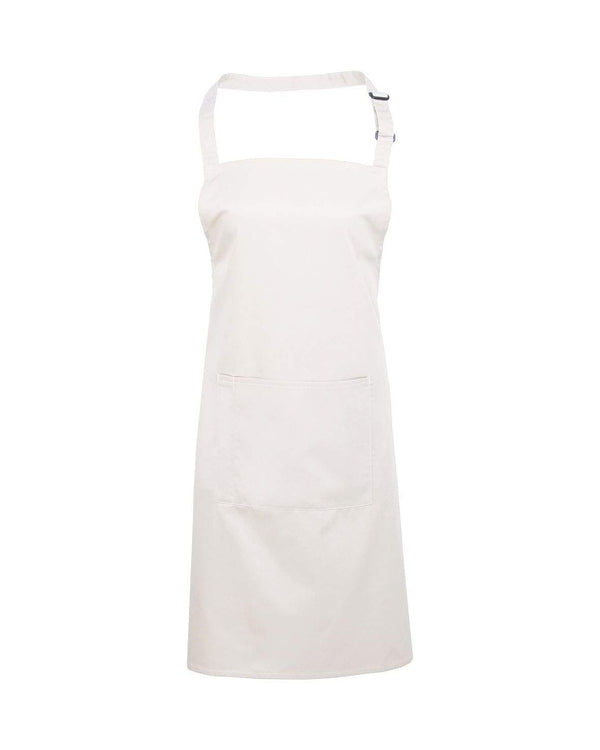 Colours Bib Apron With Pocket Workwear from Premier branded with your logo or Design by York Workwear promoting you and your business