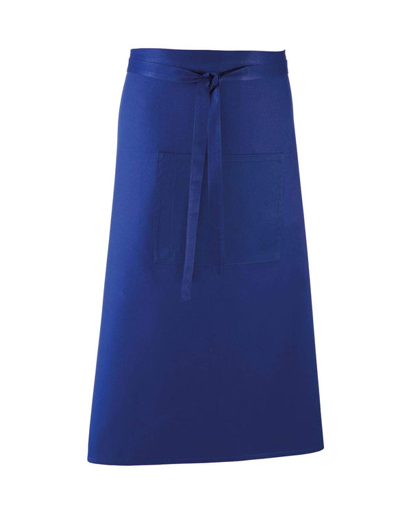 Colours Bar Apron Workwear from Premier branded with your logo or Design by York Workwear promoting you and your business