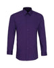 Men's Long Sleeve Fitted Poplin Shirt