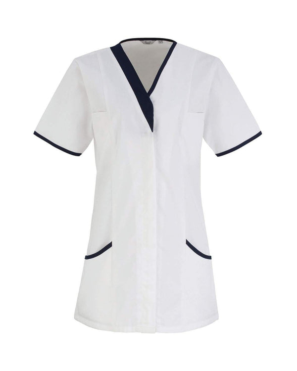 Daisy Healthcare Tunic Workwear from Premier branded with your logo or Design by York Workwear promoting you and your business
