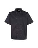 Studded Front Short Sleeved Chef's Jacket
