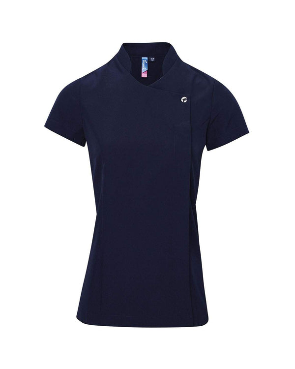 Blossom Beauty and Spa Tunic Workwear from Premier branded with your logo or Design by York Workwear promoting you and your business