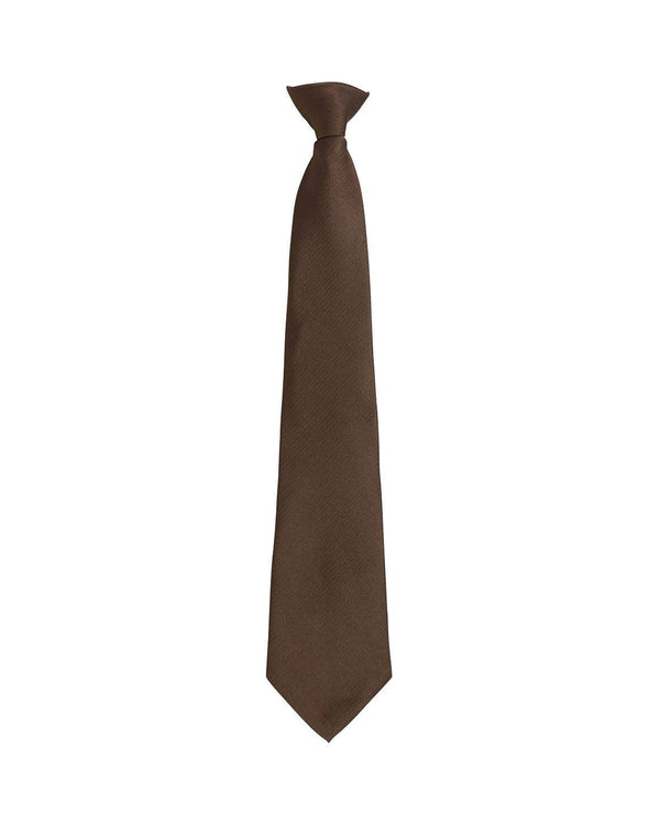 Colours Fashion Clip Tie Workwear from Premier branded with your logo or Design by York Workwear promoting you and your business