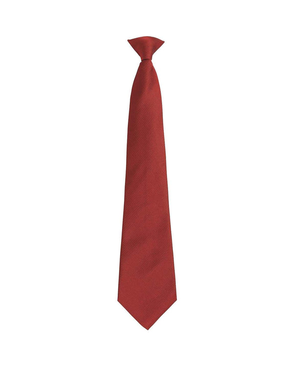 Colours Fashion Clip Tie Workwear from Premier branded with your logo or Design by York Workwear promoting you and your business