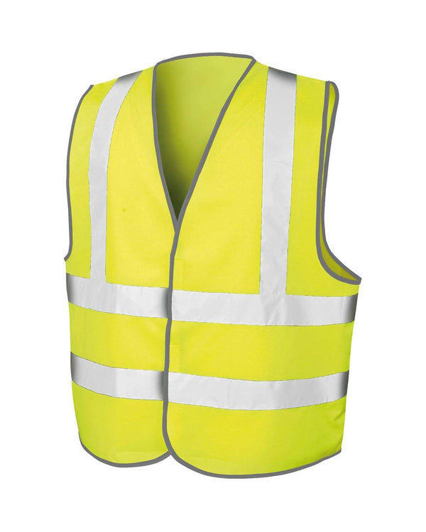 Core Safety High Vis Vest Workwear from Result branded with your logo or Design by York Workwear promoting you and your business